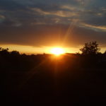 Sunset Sunset in Kolovraty, Prague