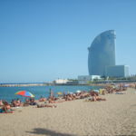 Beach in Barcelona Beach in Barcelona