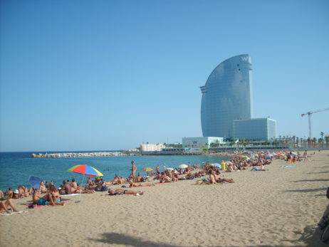 Beach in Barcelona Beach in Barcelona