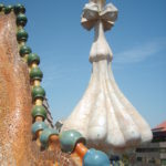The roof of Casa Batllo in Barcelona The roof of Casa Batllo in Barcelona. By Antoni Gaudi.