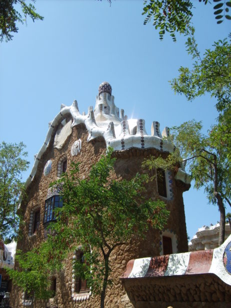 Building in Park Güell Building in Park Güell