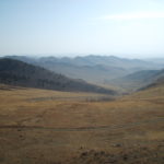 Mongolian landscape - steppe