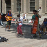 Street band in Barcelona.