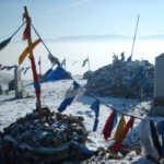 Sacred place in Mongolia Picture of sacred shaman place in Mongolia.