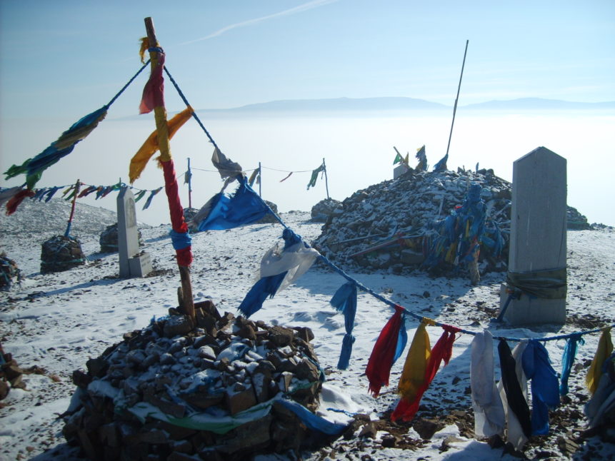 Free photo: Picture of sacred shaman place in Mongolia.