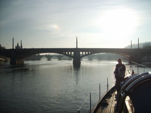 Foto von Prag vom Schiff