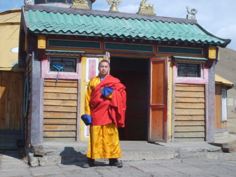 Mongolian buddhist monk Mongolian buddhist monk