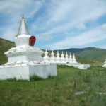 Buddhist stupa in Mongolia