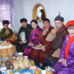 Mongolians on Tsagaan sar Mongolians on Tsagaan sar