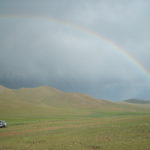 Rainbow in Mongolia