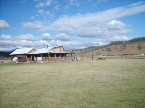 Wooden House in Mongolia