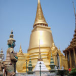 Stupa in Grand Palace in Bangkok Stupa in Grand palace in Bangkok