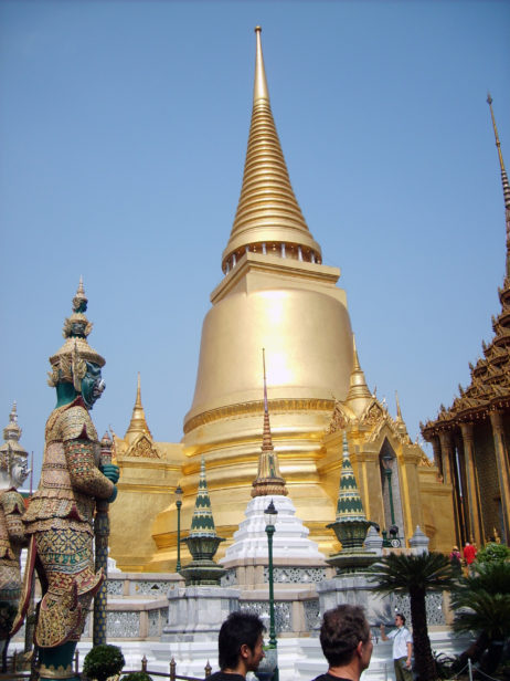 Stupa in Grand Palace in Bangkok Stupa in Grand Palace in Bangkok