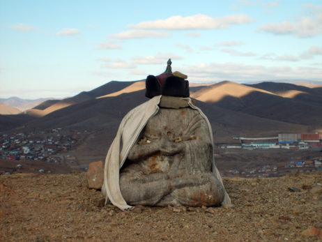 Small Buddha statue in Ulaanbaatar Small Buddha statue in Ulaanbaatar