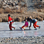 Playing children in Mongolia Playing children in Mongolia