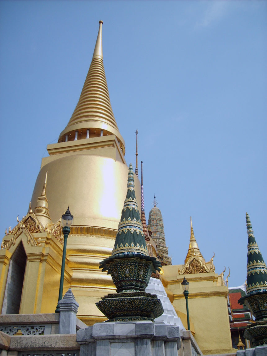 Free photo: Golden stupa in Bangkok
