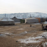 Yurts in cemetery - Ulaanbaatar Yurts in cemetery - Ulaanbaatar