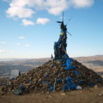 Shamanist ovoo in Mongolia Shamanist ovoo in Mongolia