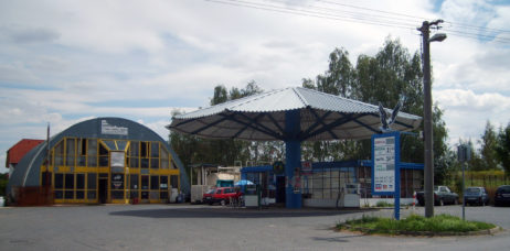 Petrol pump in Czech Petrol pump in Czech
