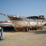 Old wooden ship