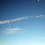 Blue sky in Mongolia