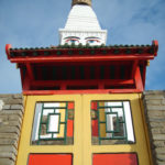 Stupa with eyes of bodhisattva Avalokitesvara Stupa with eyes of bodhisattva Avalokitesvara in buddhist monastery Dambadarjaalin in Ulaanbaatar, Mongolia, 2007.