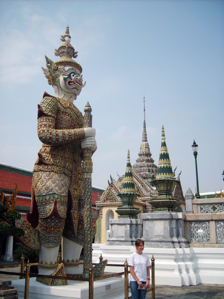 Free photo: Statue in Grand palace
