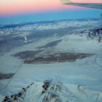 Ulaanbaatar from airplane