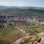 Bird's-eye view of the city Bird's-eye view of the city