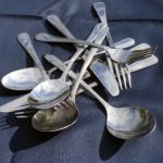 A pile of cutlery A pile of cutlery