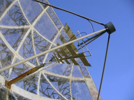 Detail of radio telescope Detail of radio telescope