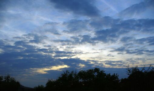 Evening clouds