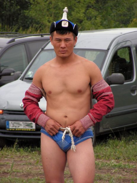 Mongolian wrestler Mongolian wrestler