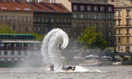 Salto with Flyboard Salto with Flyboard