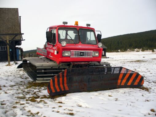 Groomer Snow ສີແດງ
