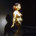 Golden Statue Statue of a Woman