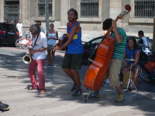 Street musicians