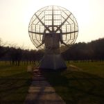 Sunset and Radio Telescope Sunset and Radio Telescope