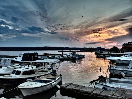 Barcos na marina