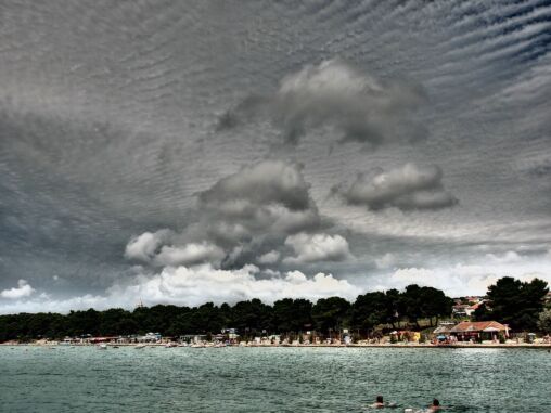 Clouds and Beach