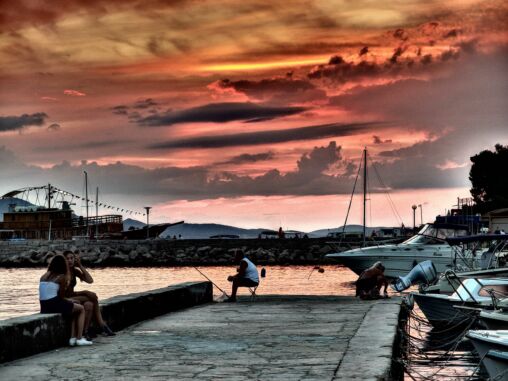 Evening Sky In Marina