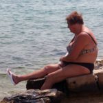 Elderly Woman At Sea