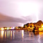 Lightning, Boats And Sea Lightning, Boats And Sea