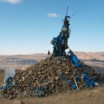 Sacred Ovoo in Mongolia Sacred Ovoo in Mongolia