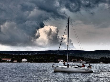 Sailboat At Sea Sailboat At Sea