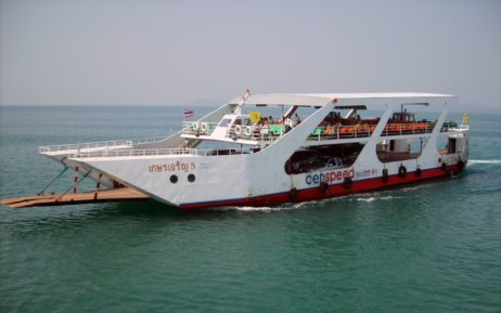 Small Ferry In Thailand Small Ferry In Thailand