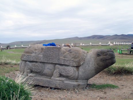 Stone Turtle In Mongolia Stone Turtle In Mongolia