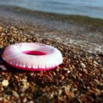 Swimming Ring On The Beach Swimming Ring On The Beach