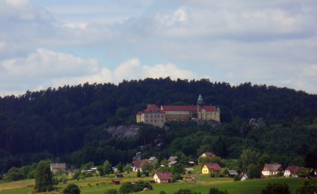 View To Hruba Skala Castle View To Hruba Skala Castle