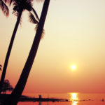 Sunset on the beach